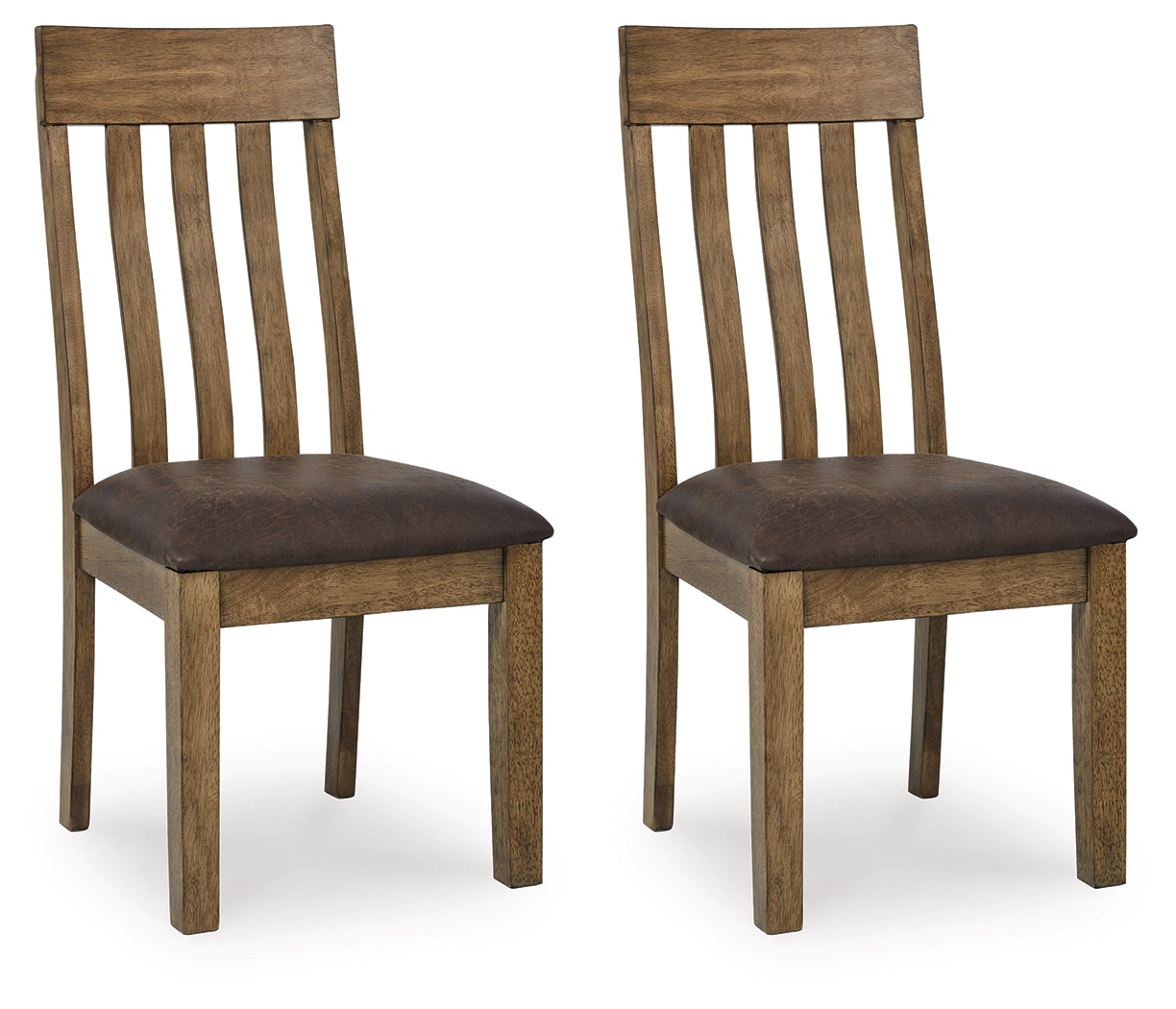 Urbinforte Light Brown Dining UPH Side Chair (Set of 2) - Ornate Home