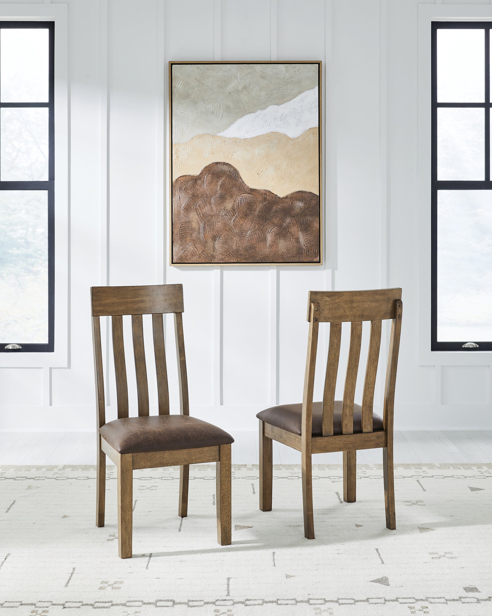 Urbinforte Light Brown Extension Dining Table and 8 Chairs - Ornate Home