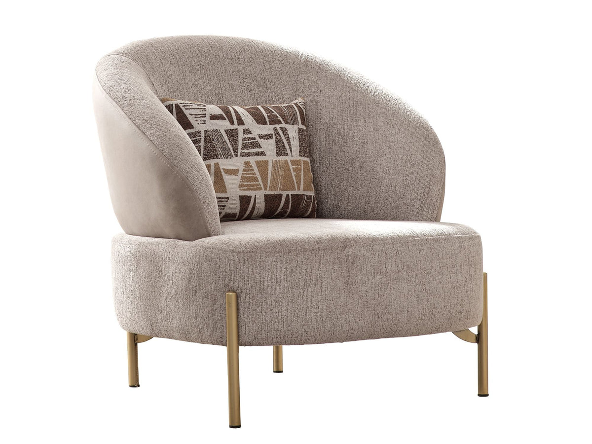 Urla Cream Chair - Ornate Home
