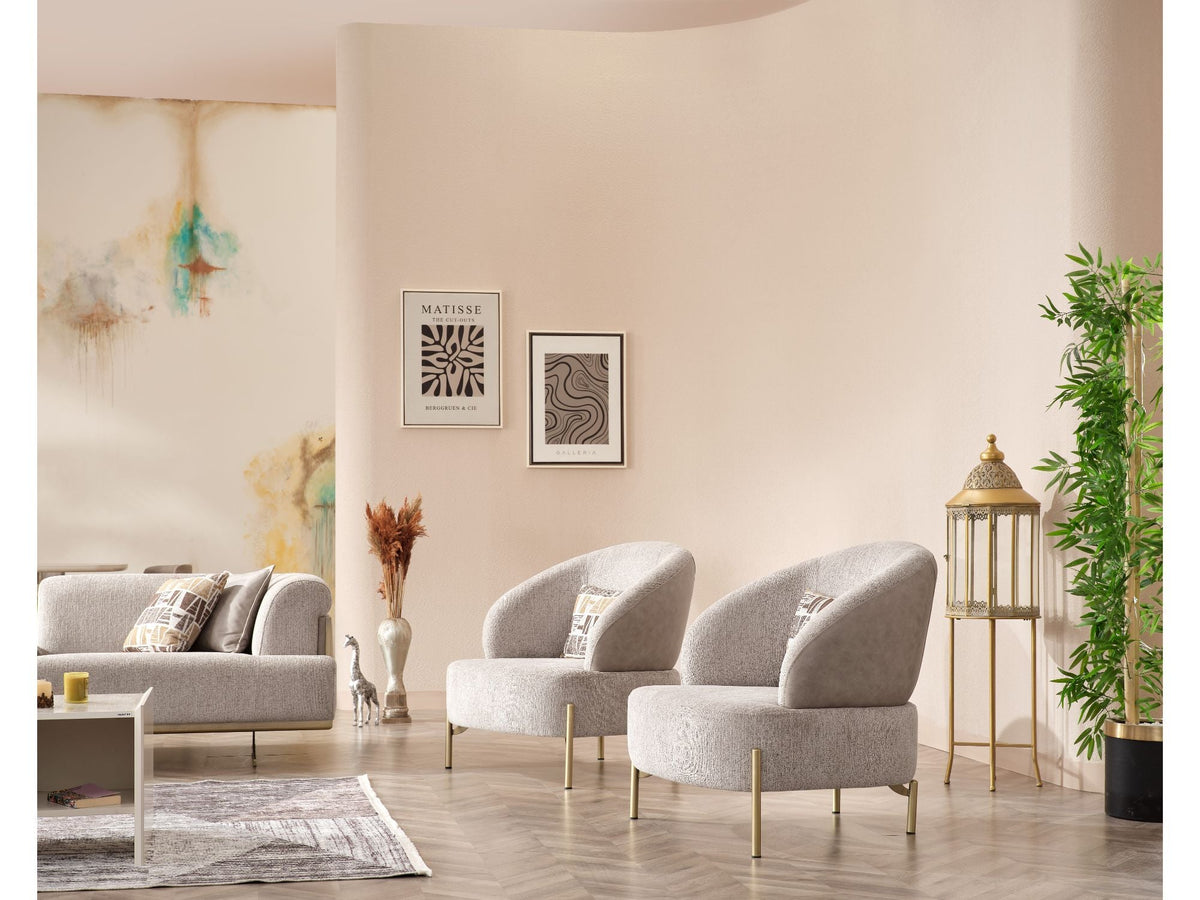 Urla Cream Chair - Ornate Home