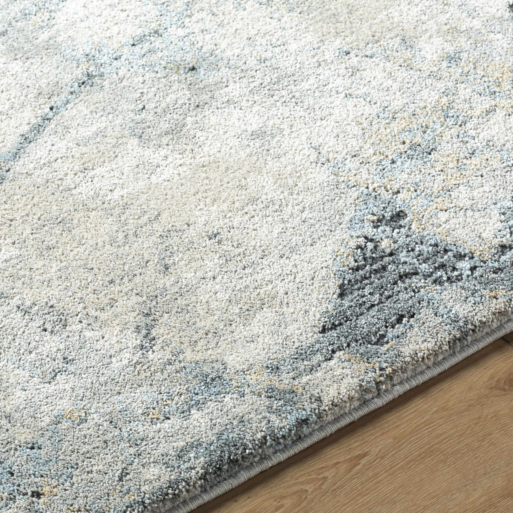Urowo Light Gray Thick Luxe Rug - Ornate Home