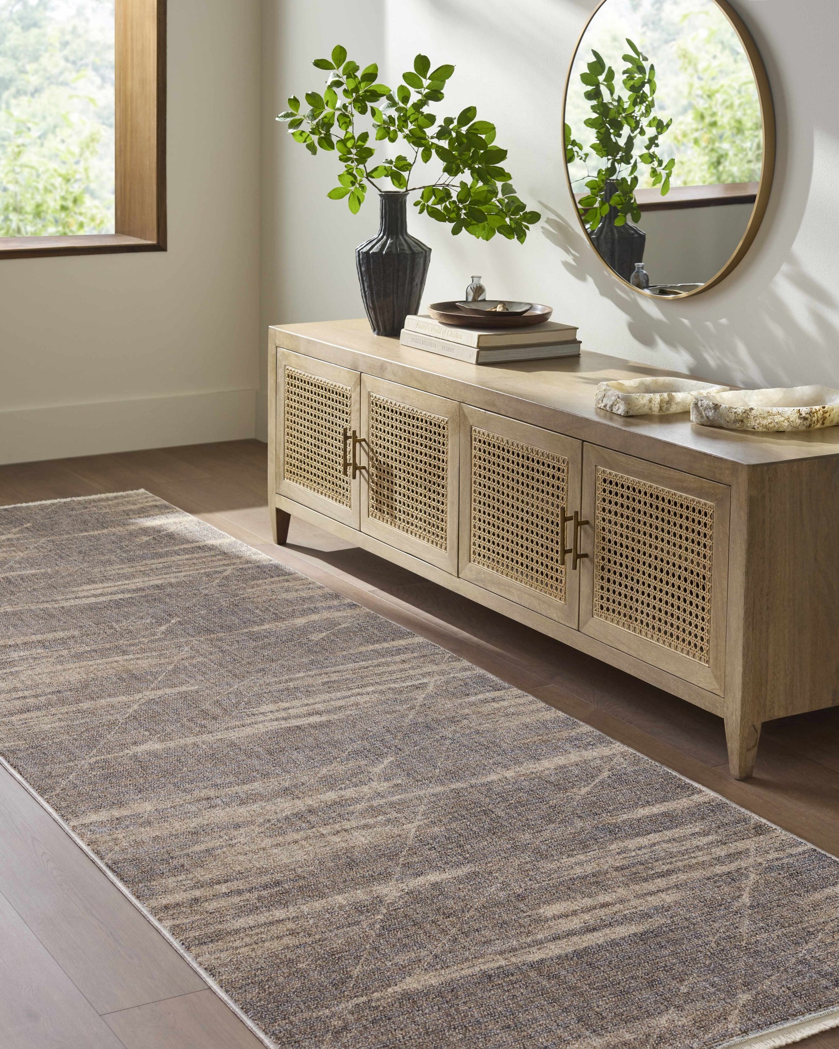Usonia Machine Woven Frank Lloyd Wright Foundation x LIVABLISS USO-2300 Area Rug - Ornate Home