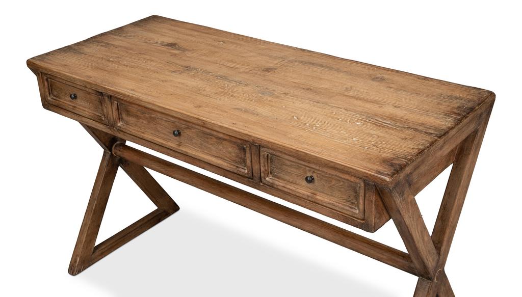 Utility Studio Brown Kitchen Desk - Ornate Home