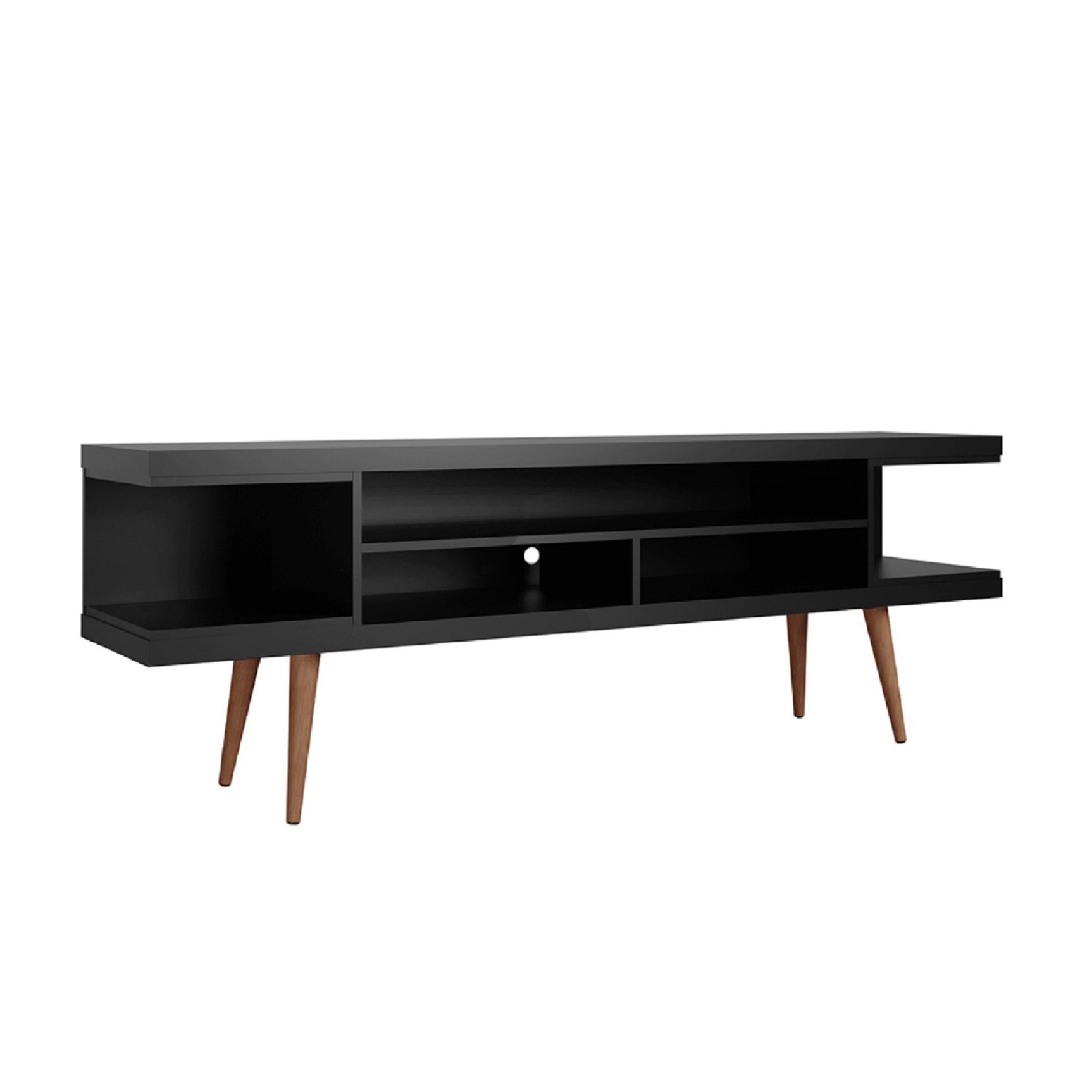 Utopia 70.47 TV Stand in Black - Ornate Home