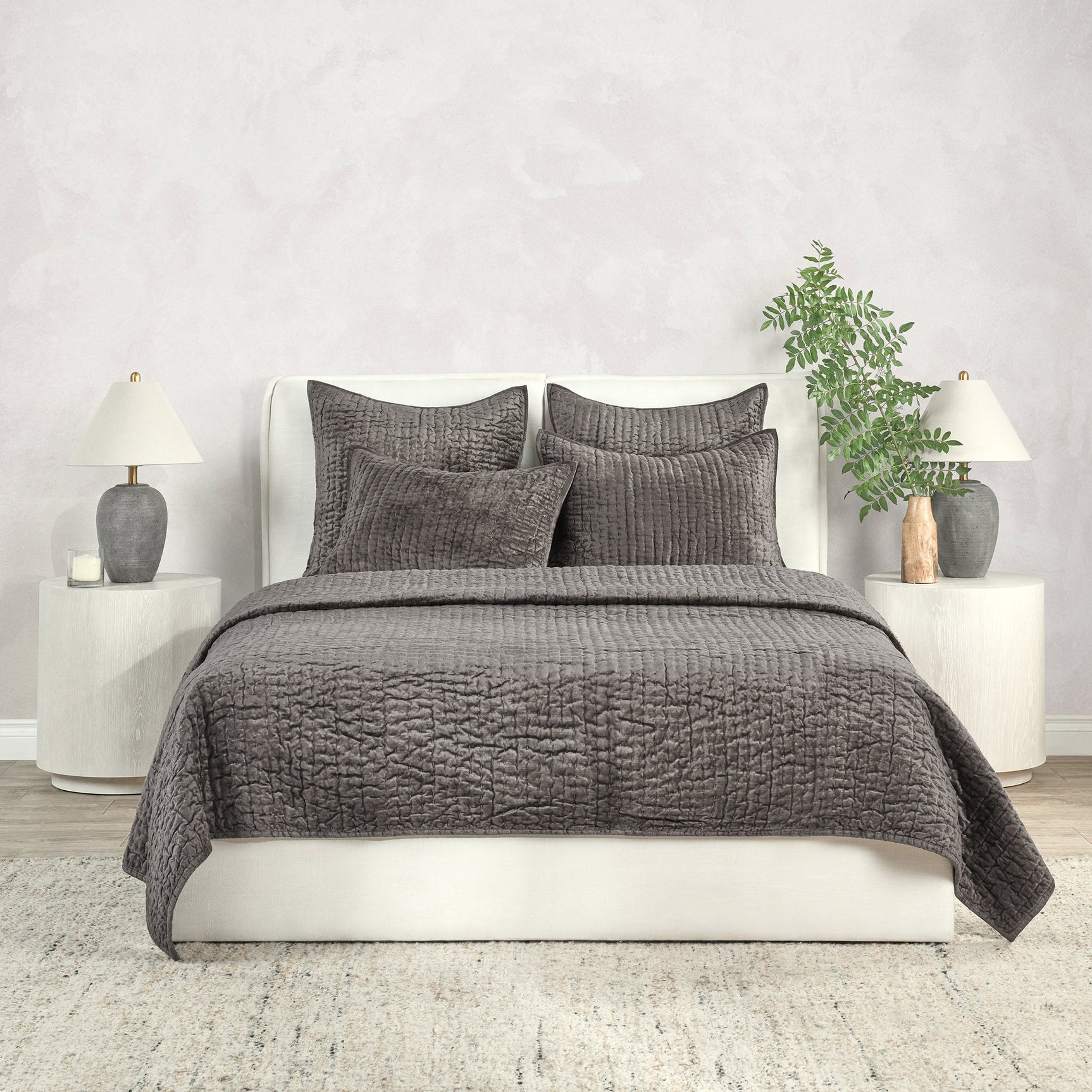 Bari Desert Velvet Quilt Collection