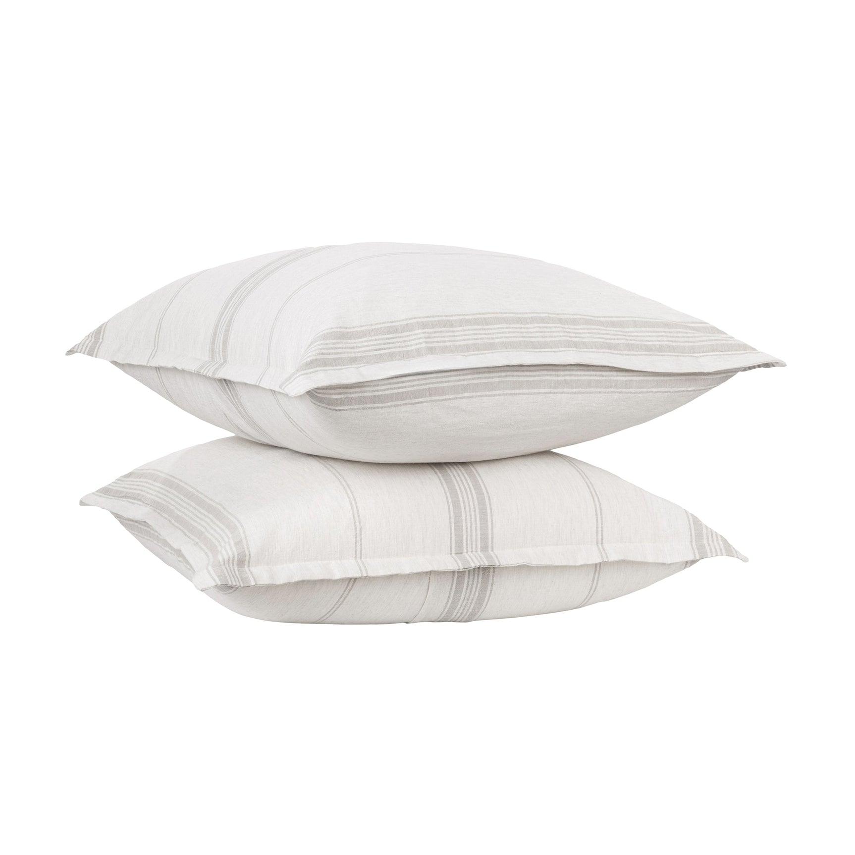 Jayson Gray Stripe Linen Cashmere Duvet Collection