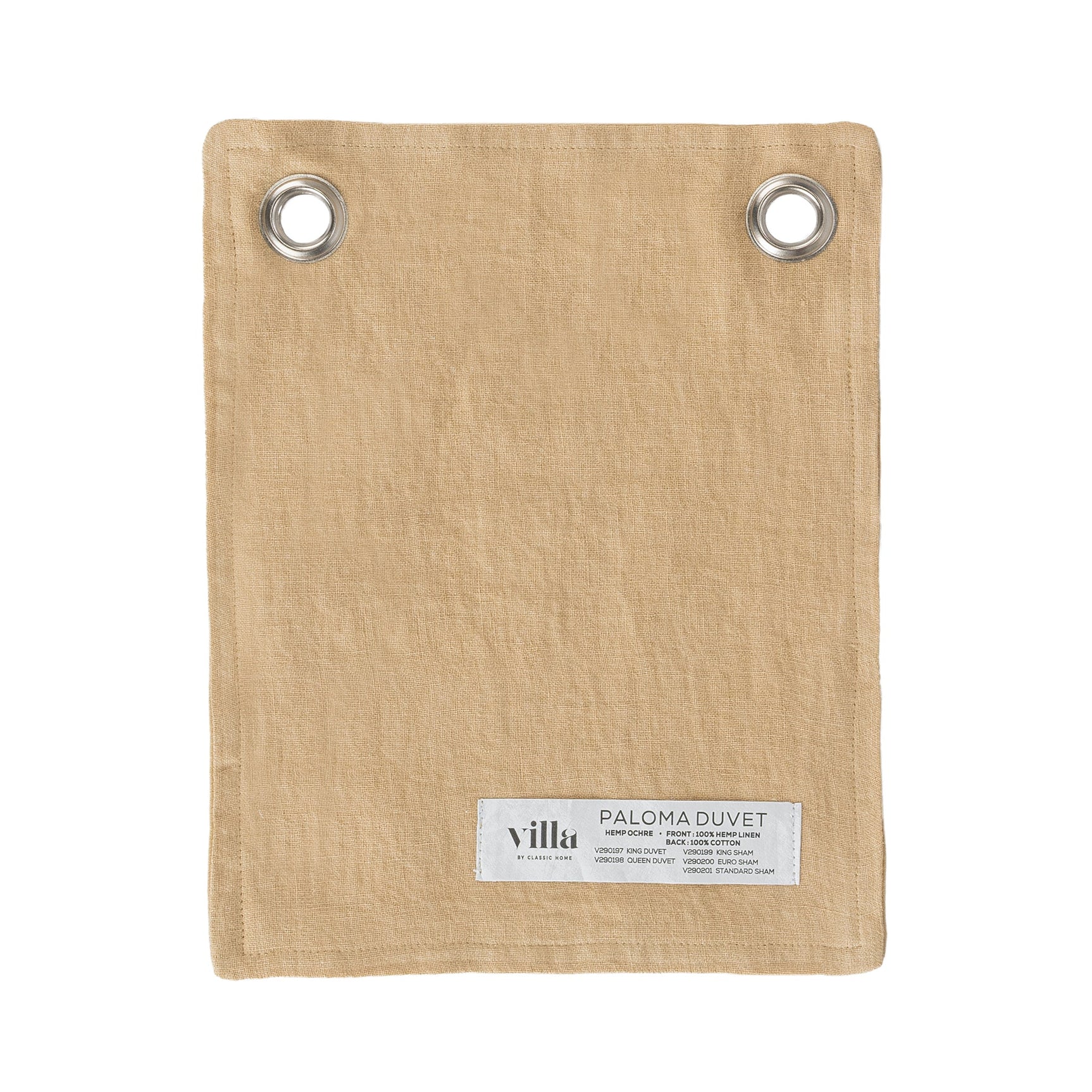 Paloma Ochre Hemp Duvet Collection
