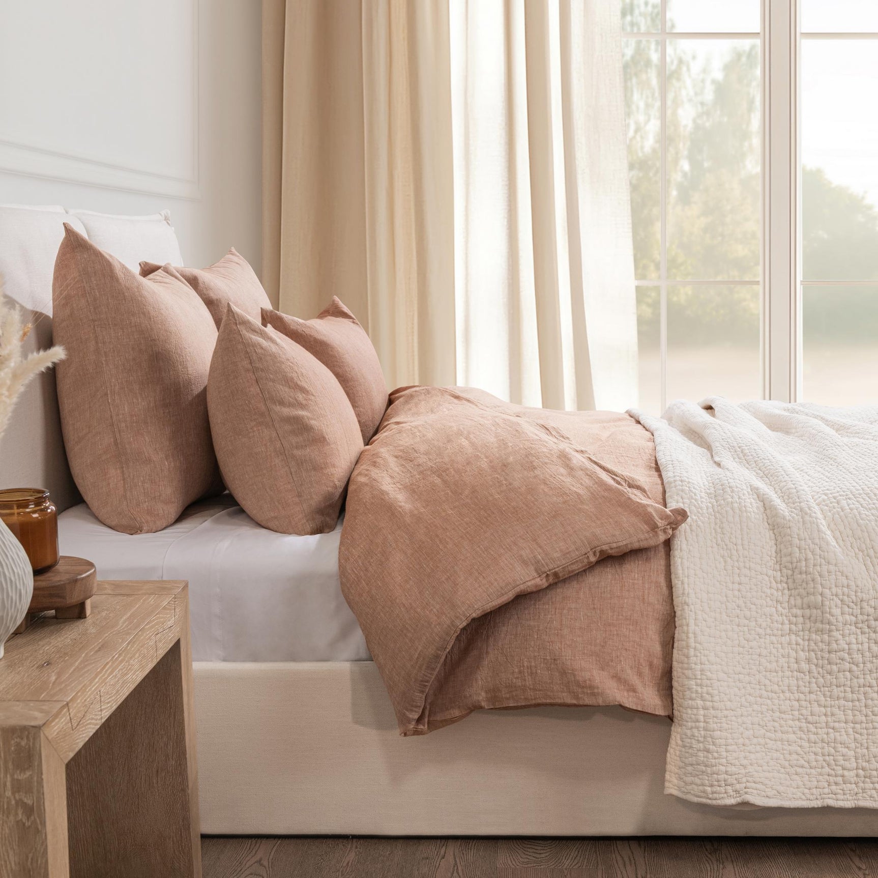 Jayson Clay Linen Cashmere Duvet Collection