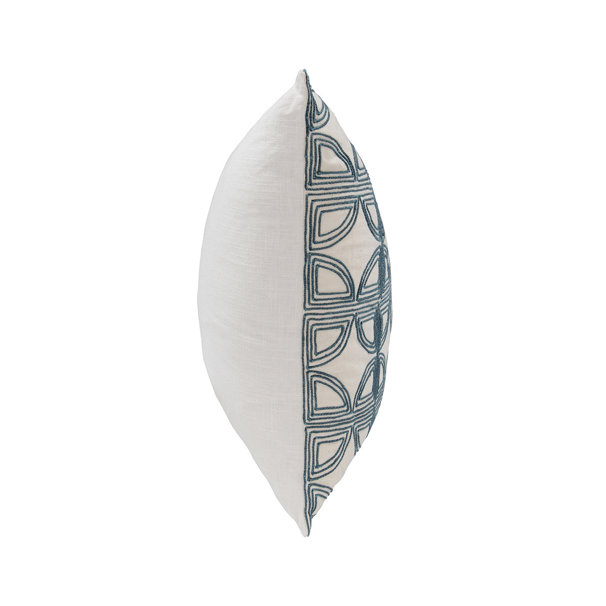 VC Elea Ivory/Navy 22x22 Throw Pillow (Set of 2) - Ornate Home