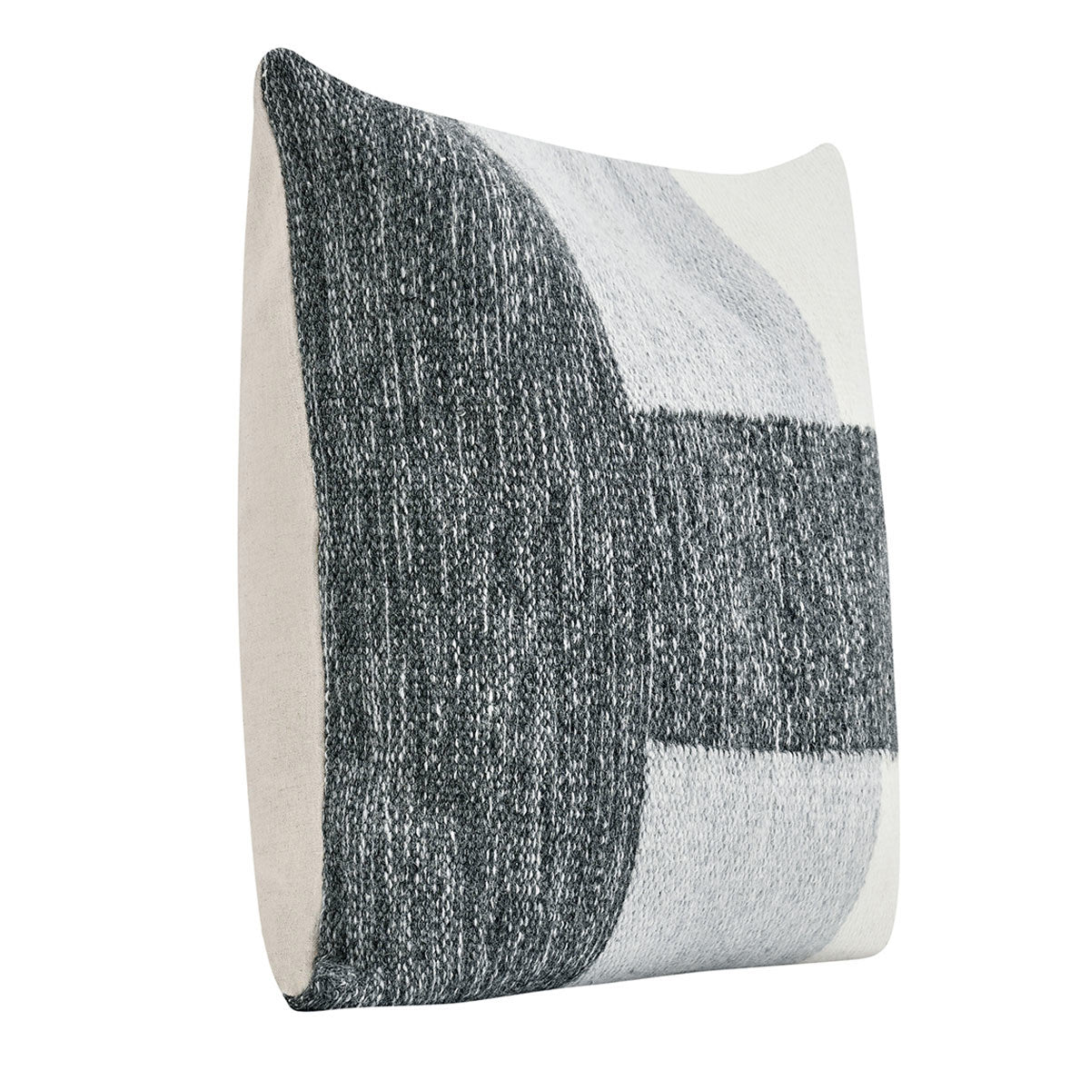 VC Kass Charcoal/Ivory Multiple Sizes Throw Pillow (Set of 2) - Ornate Home