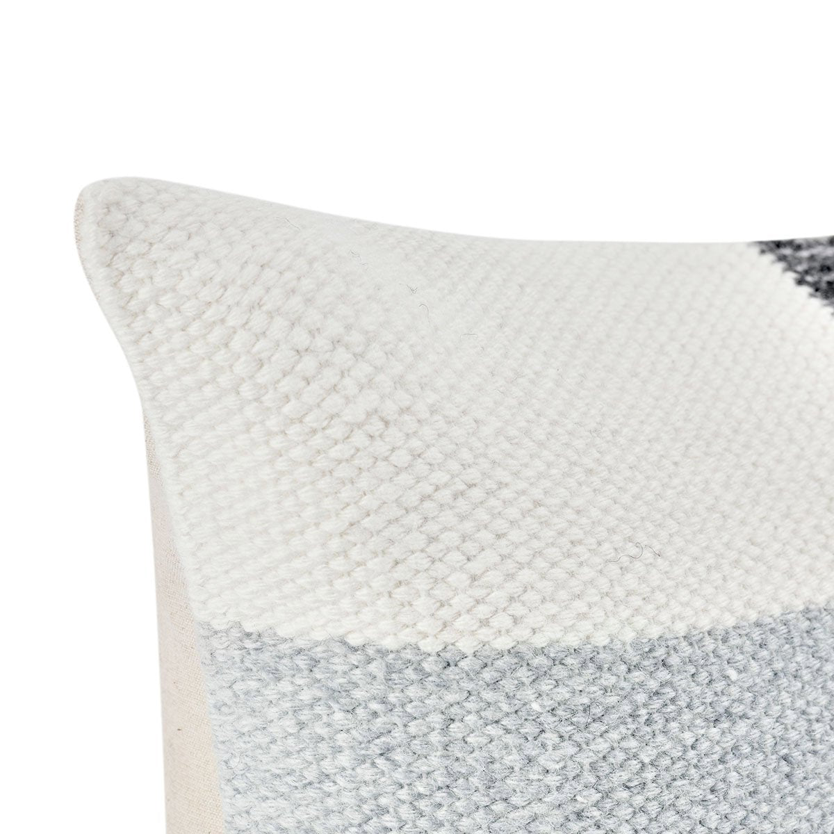 VC Kass Charcoal/Ivory Multiple Sizes Throw Pillow (Set of 2) - Ornate Home