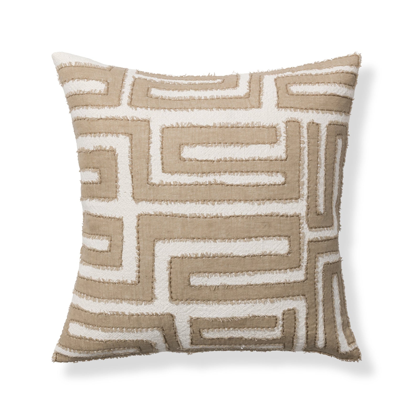 VC Mateo Natural/Ivory 22X22 Throw Pillow (Set of 2) - Ornate Home