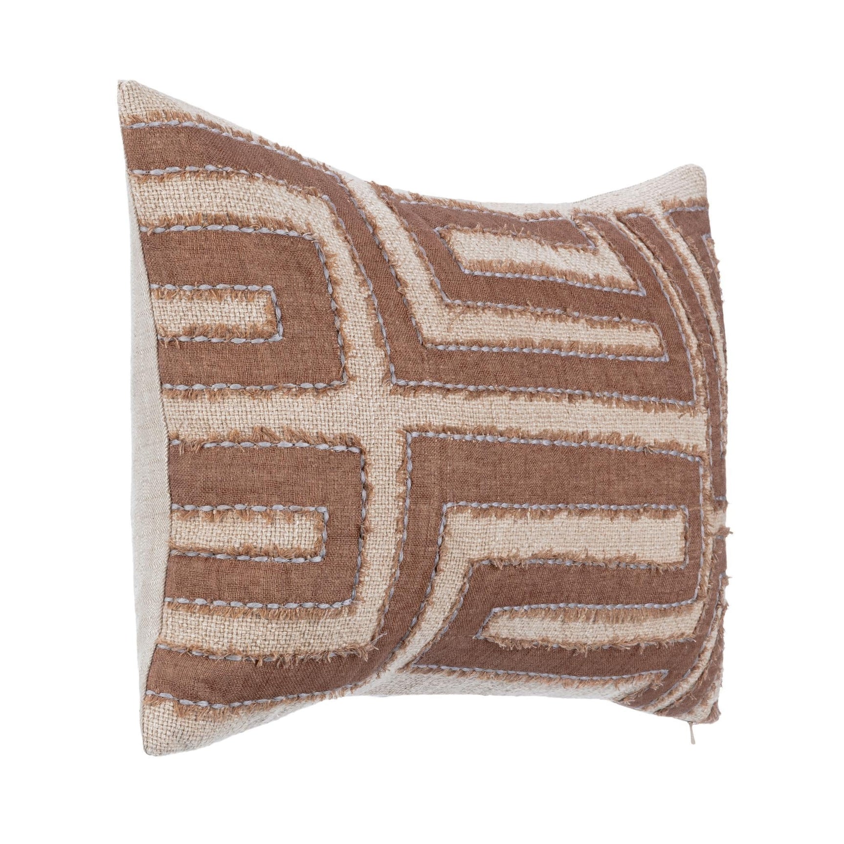 VC Mateo Sepia Brown/Natural 14x20 Throw Pillow (Set of 2) - Ornate Home