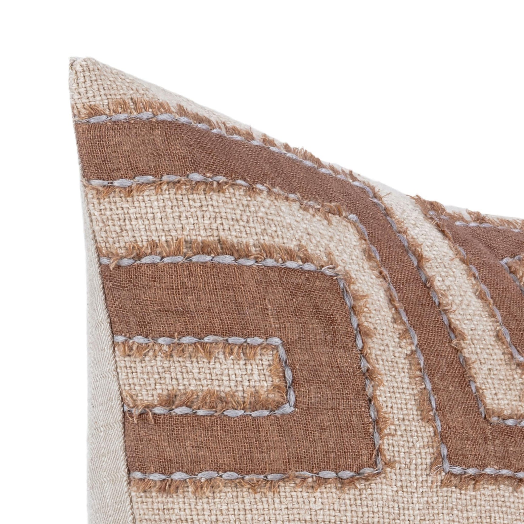 VC Mateo Sepia Brown/Natural 14x20 Throw Pillow (Set of 2) - Ornate Home