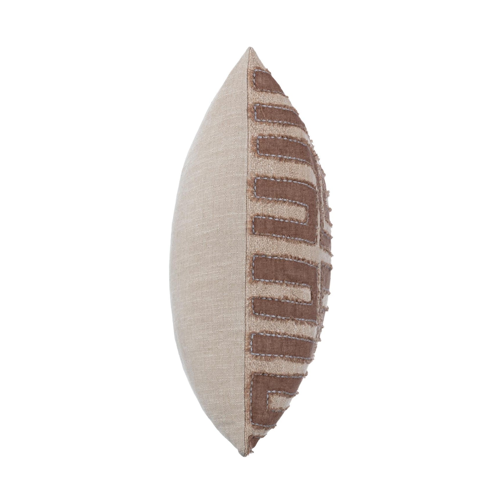 VC Mateo Sepia Brown/Natural 22x22 Throw Pillow (Set of 2) - Ornate Home