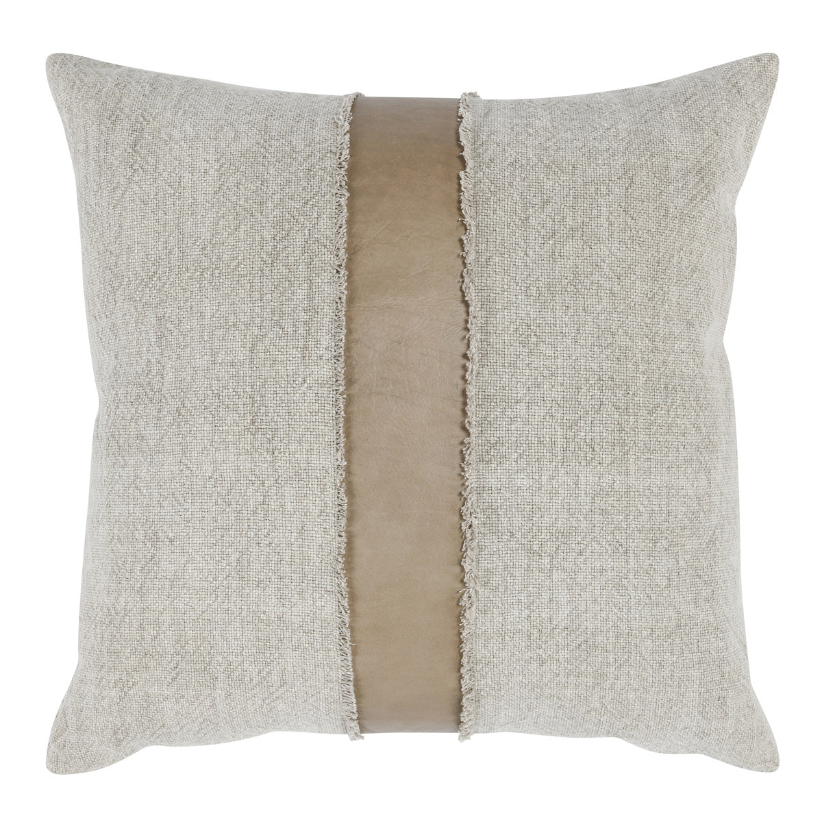 VC Steam Sandstorm Taupe/Natural 26x26 Throw Pillow (Set of 2) - Ornate Home