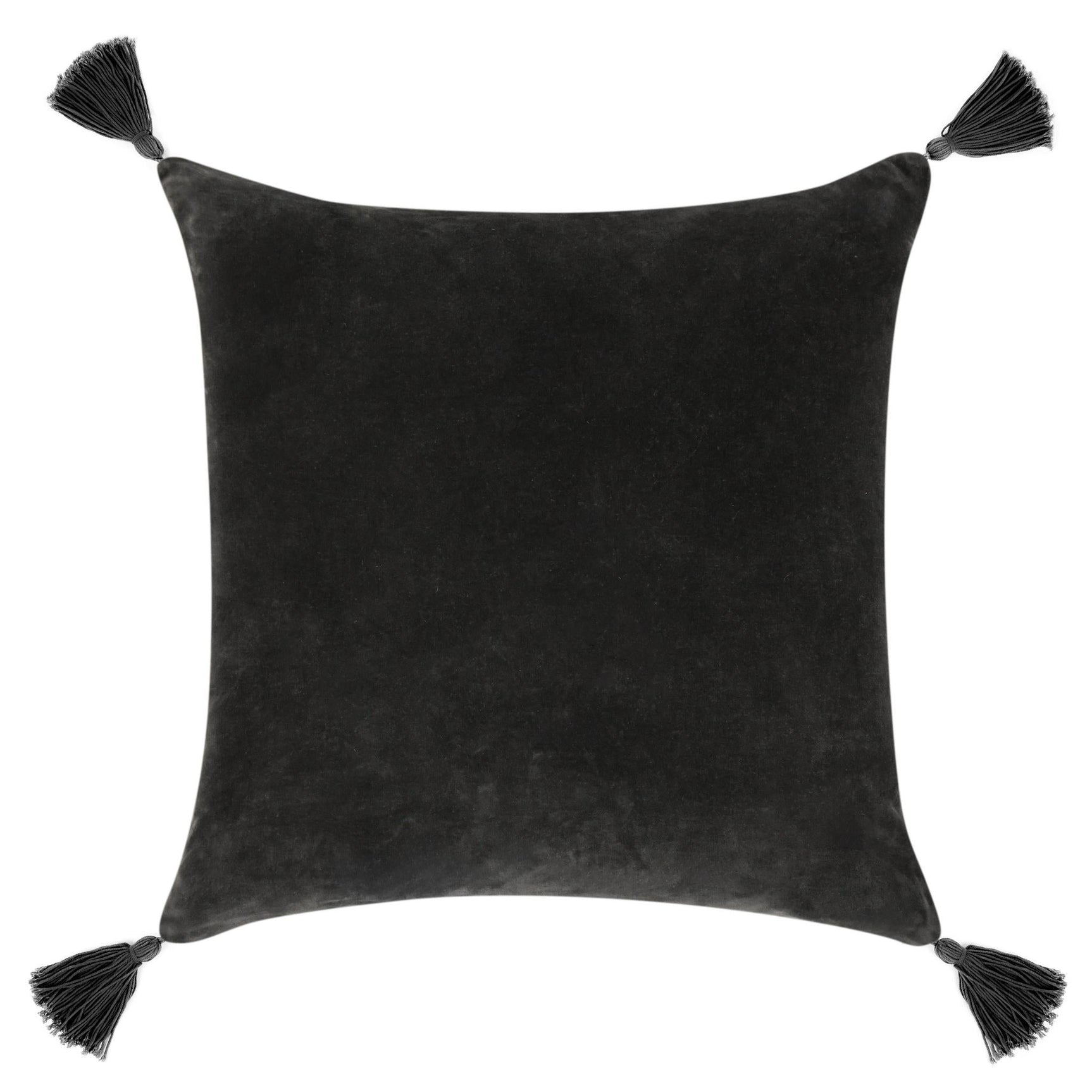 VC Stonework Charcoal 22x22 Throw Pillow (Set of 2) - Ornate Home
