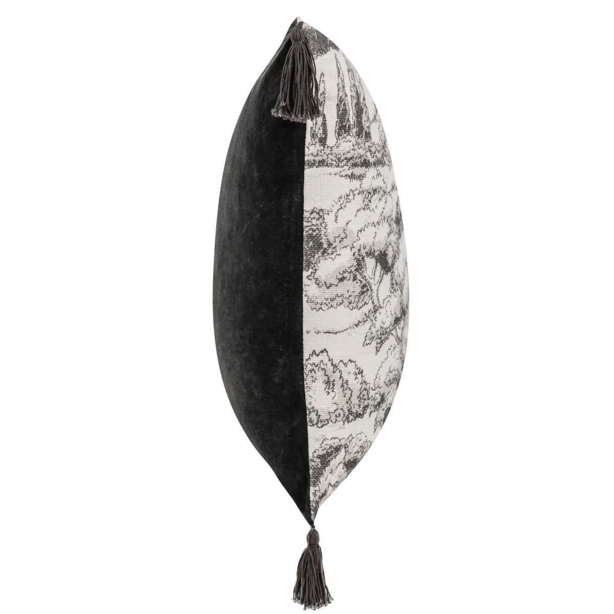 VC Stonework Charcoal 22x22 Throw Pillow (Set of 2) - Ornate Home