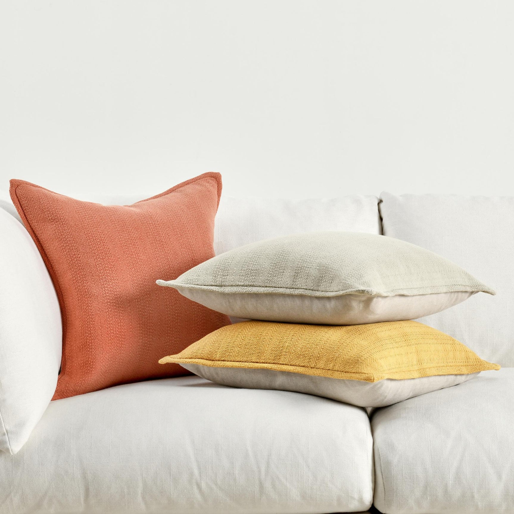VE Rhodes Natural 18x18 Throw Pillow - Ornate Home