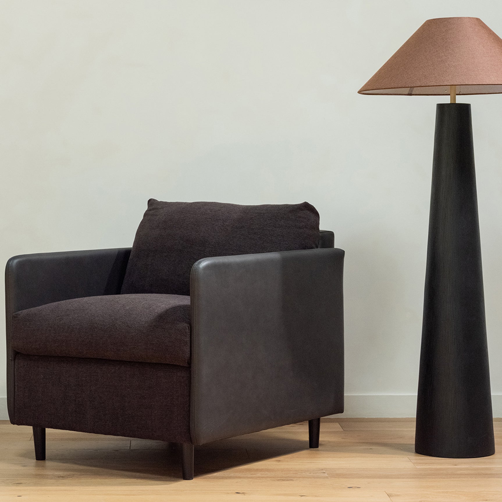Teller Warm Black Accent Chair