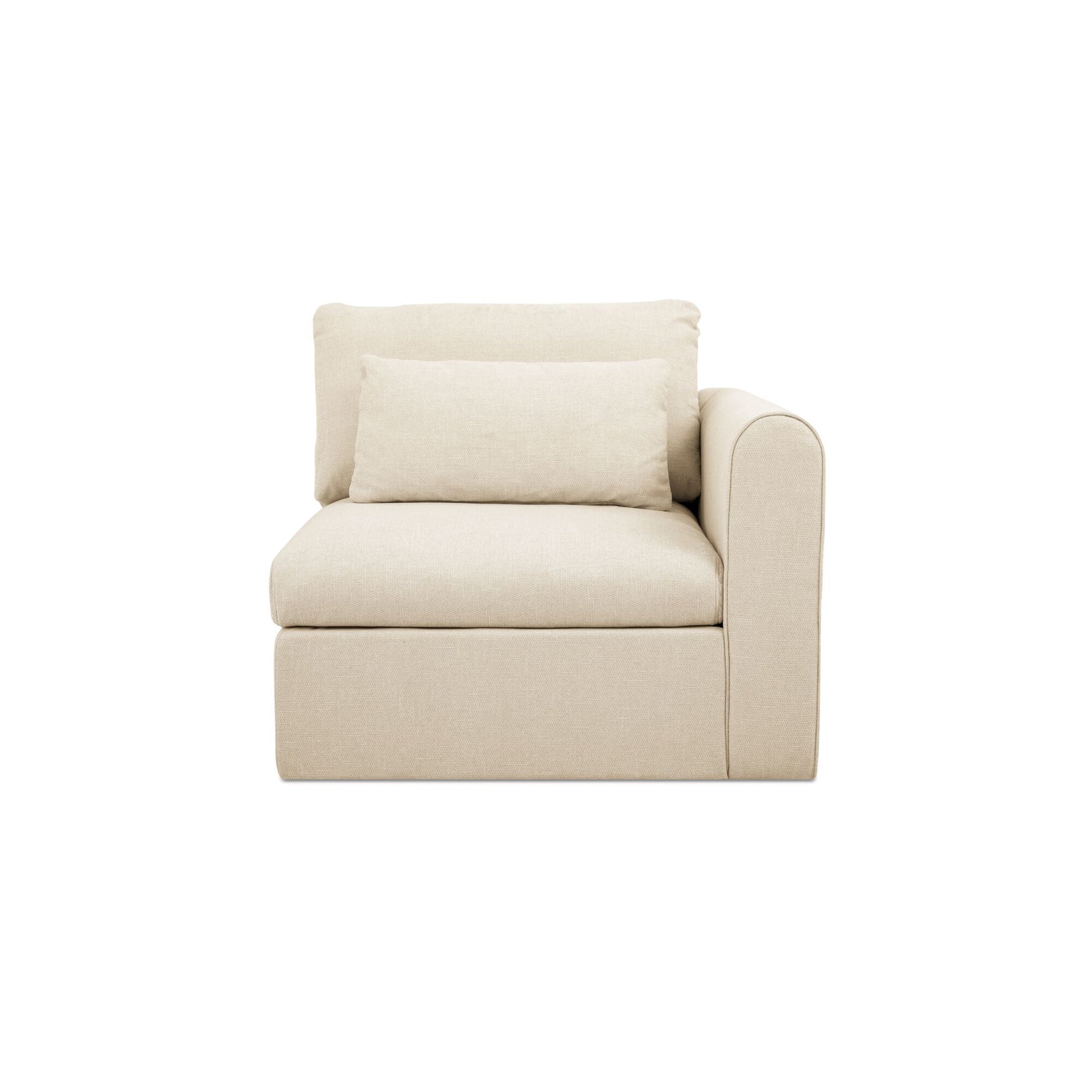 Swift Light Beige Right Arm Facing Chair