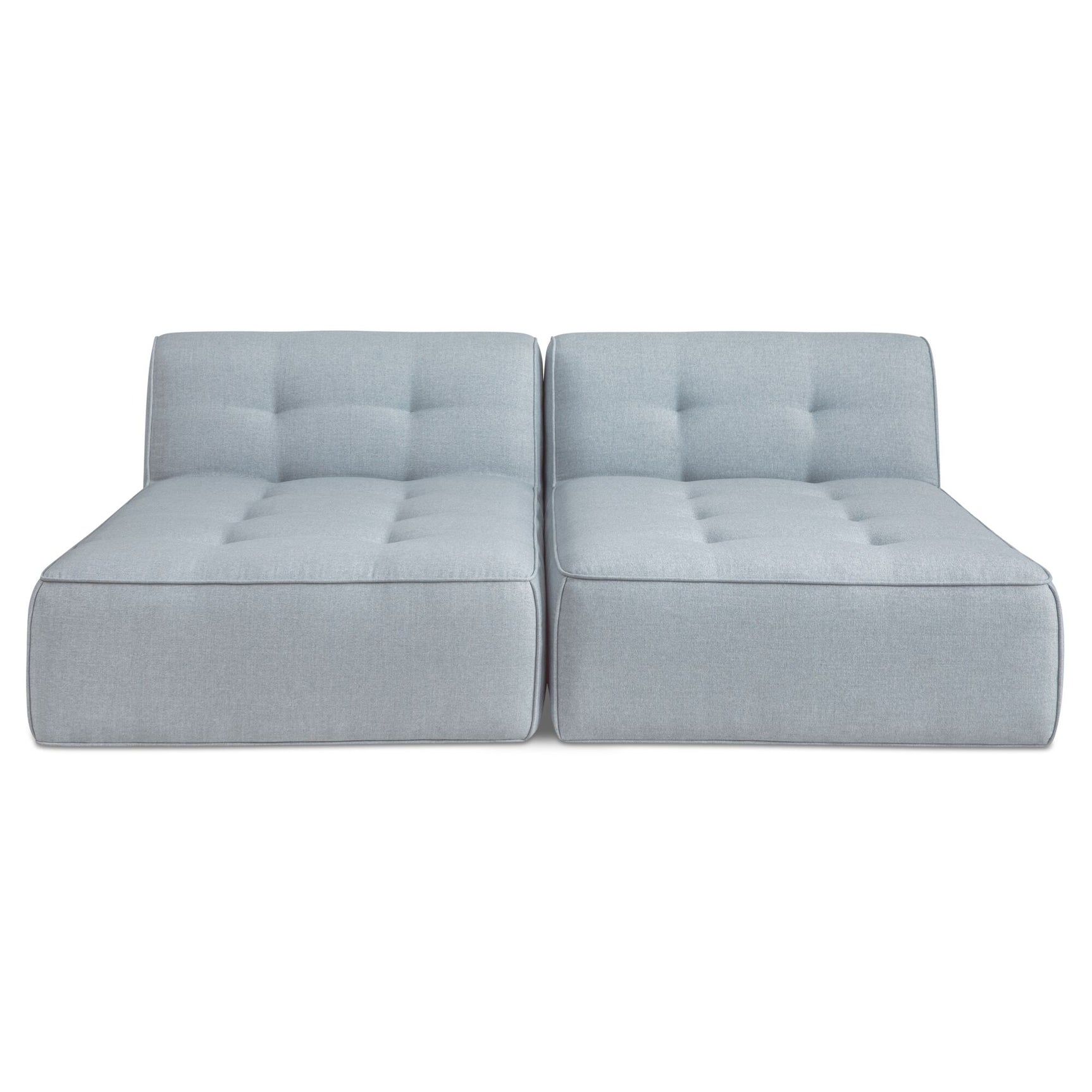 Sunseeker Light Blue 2 Piece Outdoor Sun Lounger