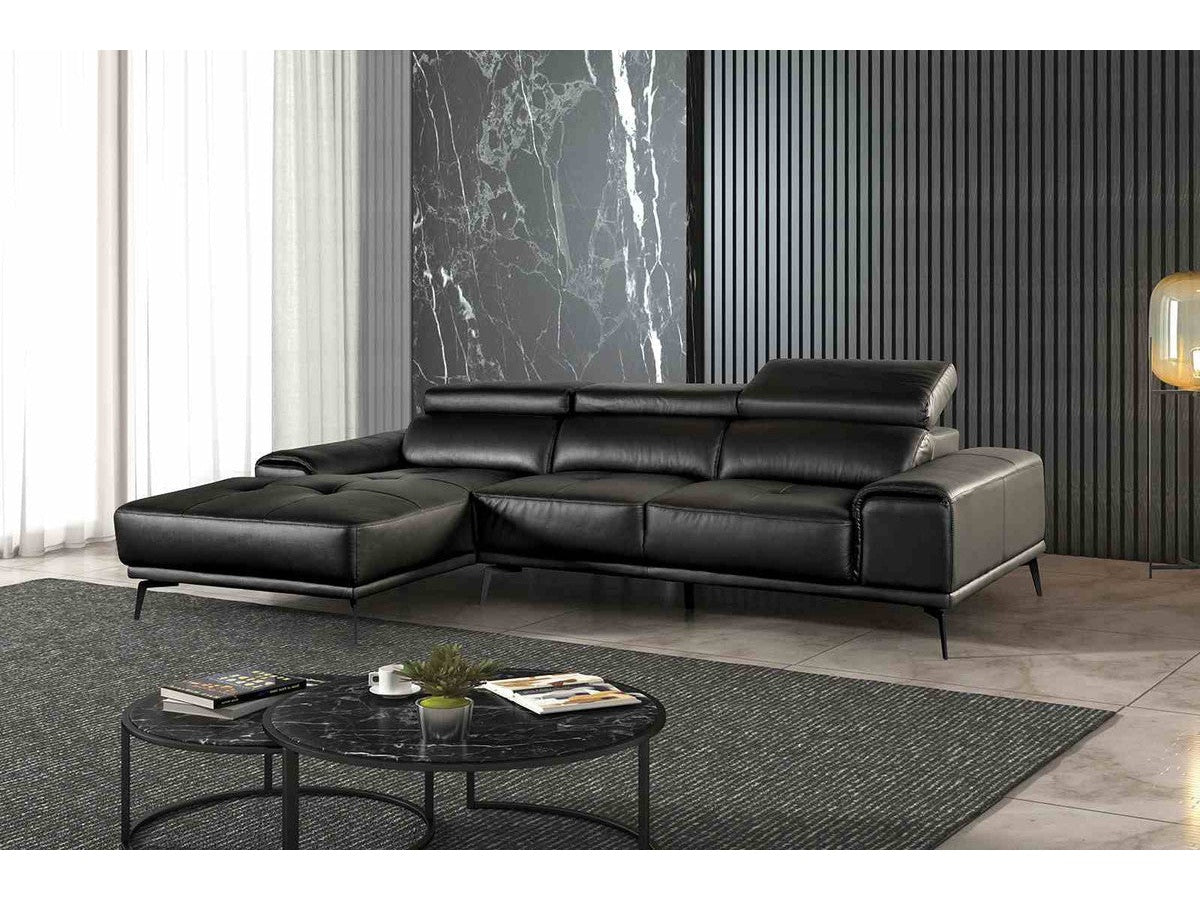 Vadso Black LAF Sectional - Ornate Home