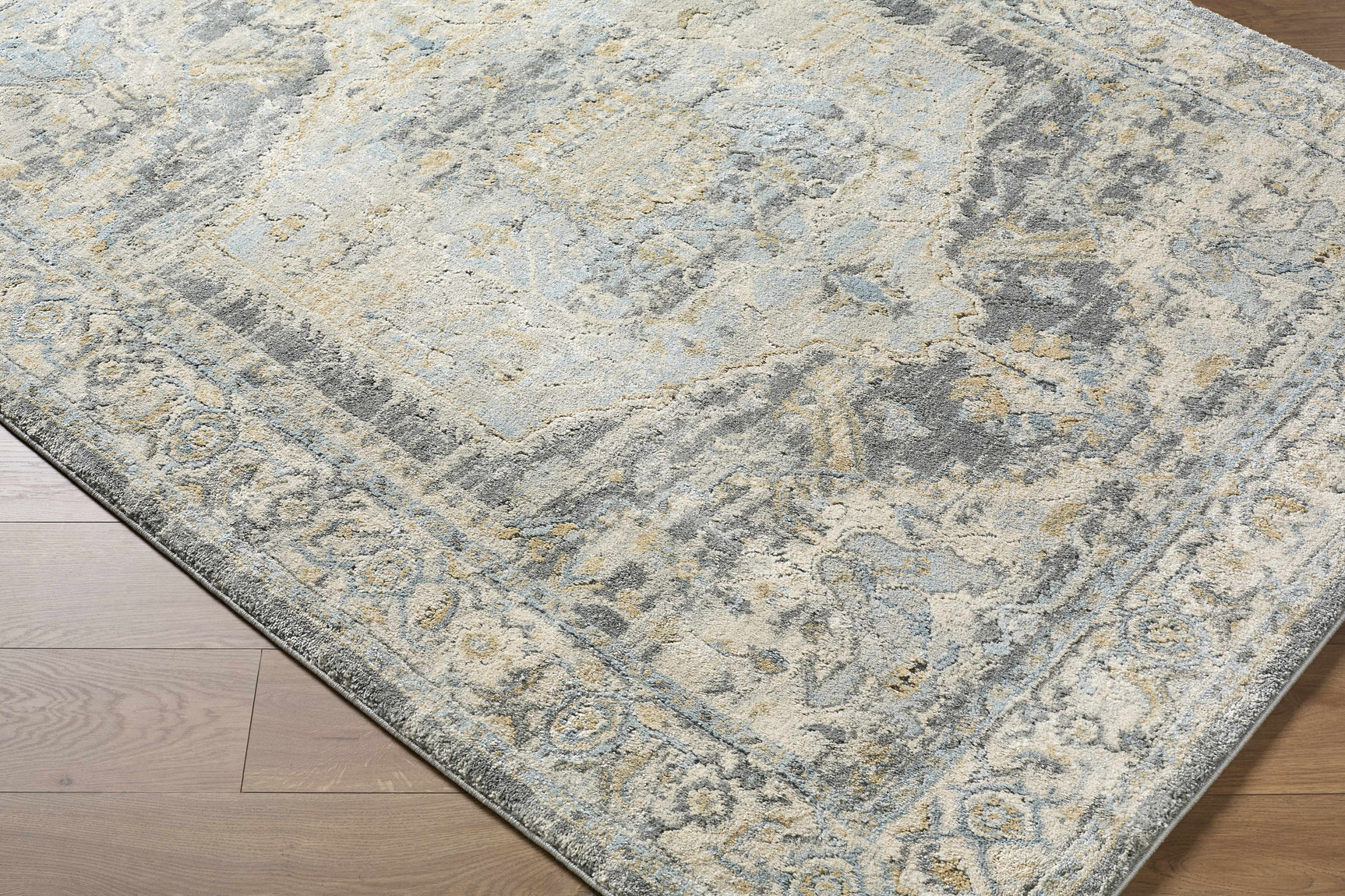 Vaeda Blue Thick Luxe Rug - Ornate Home