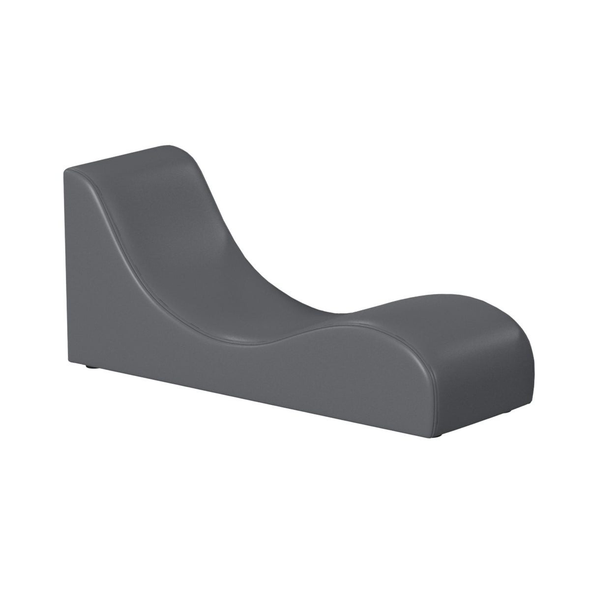 Valari Grey PU Lounge Chair - Ornate Home