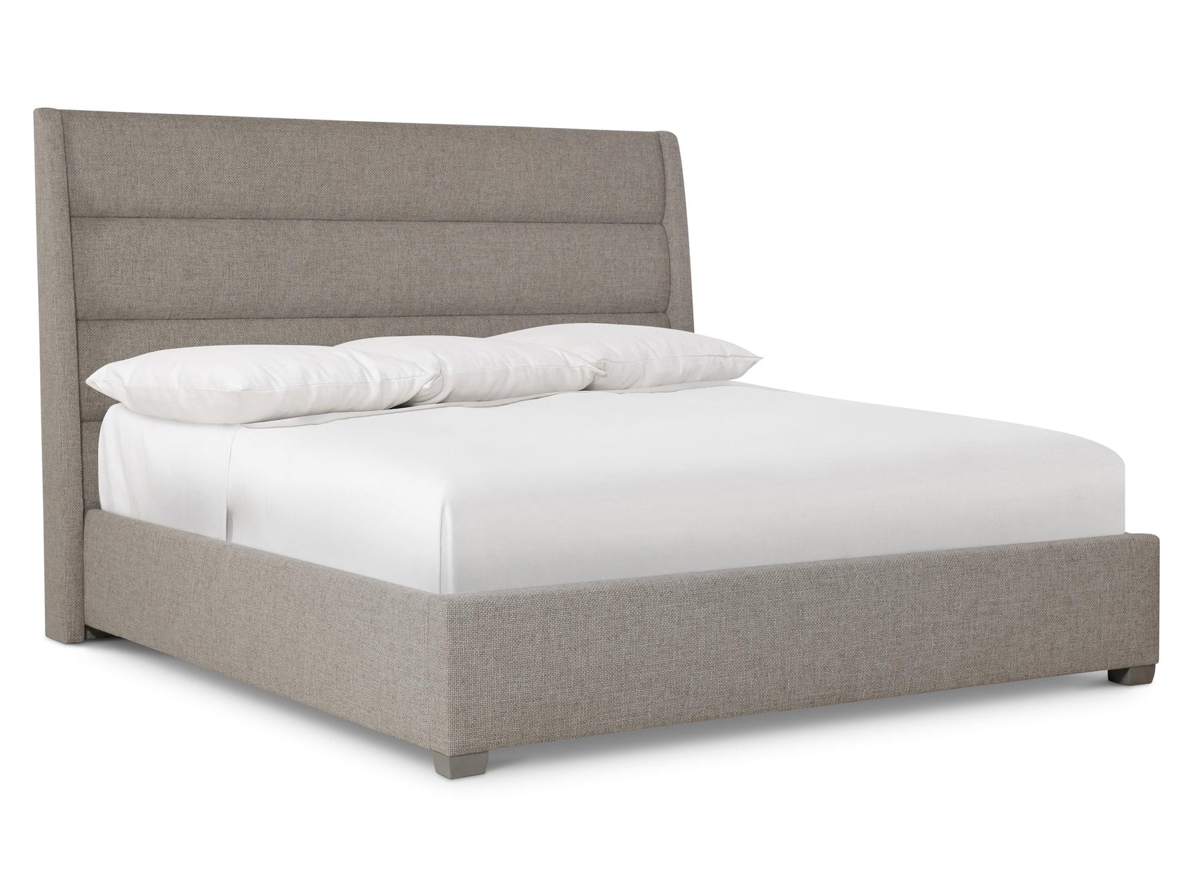 Vale Beige/Tan Panel King Bed - Ornate Home