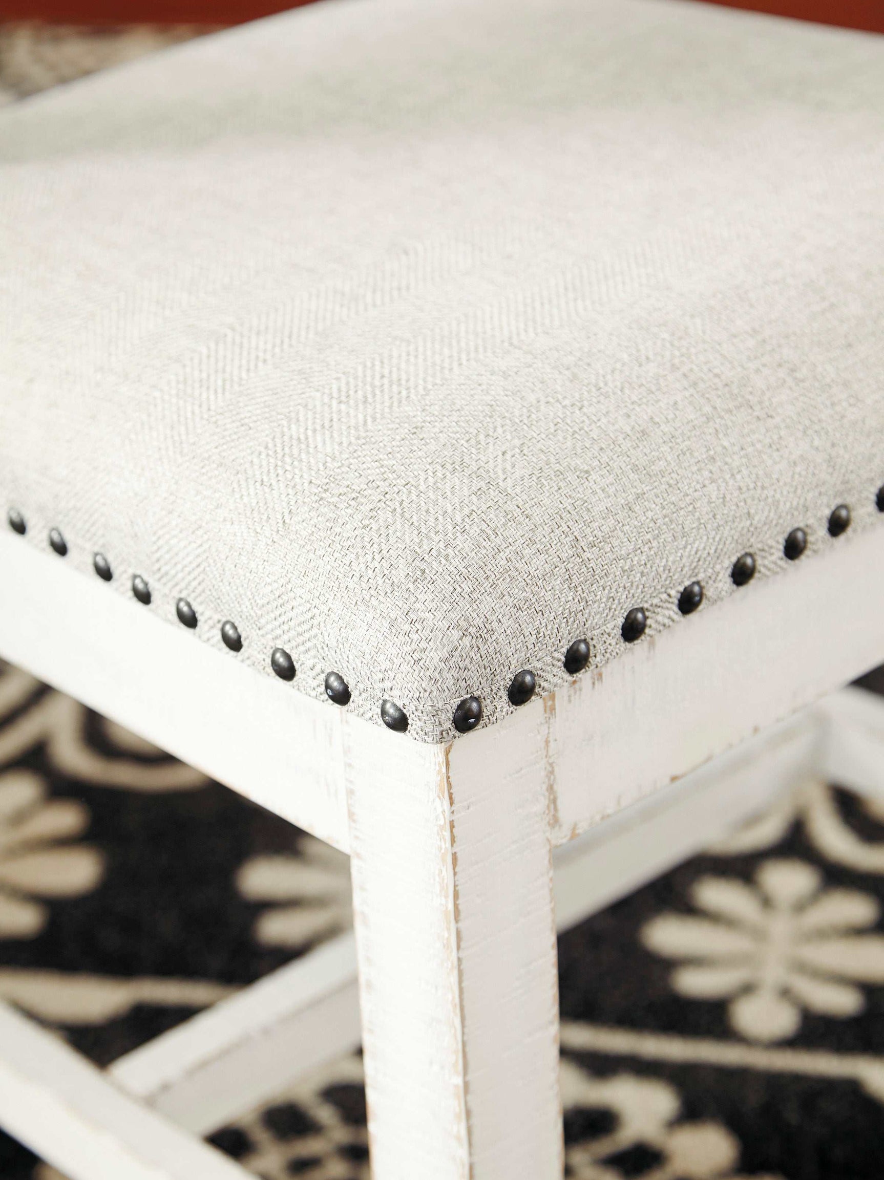 Valebeck Beige & White Dining Side Chair (Set of 2) - Ornate Home