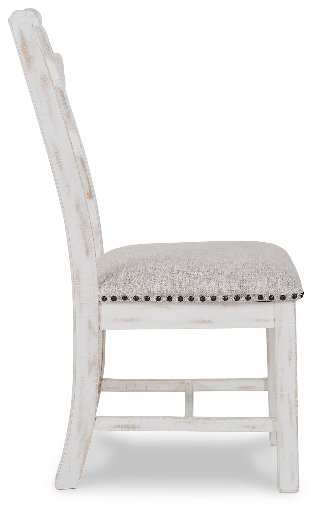 Valebeck Beige/White Dining Table and 8 Chairs with Server - Ornate Home