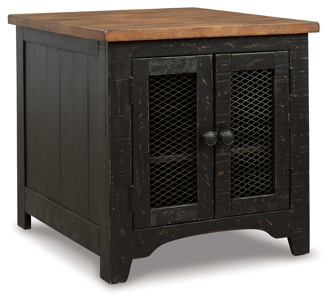 Valebeck Black/Brown Coffee Table and End Table - Ornate Home