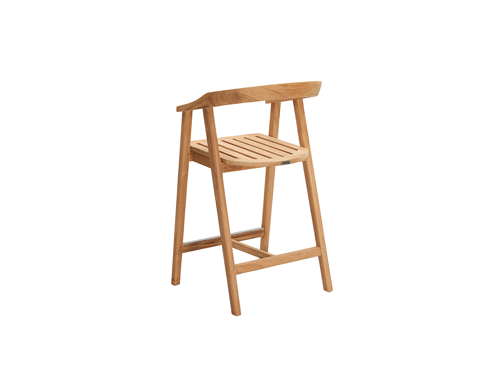 Valencia 3-piece Round Teak Outdoor Bistro Set with Folding Table and Armchairs - Ornate Home