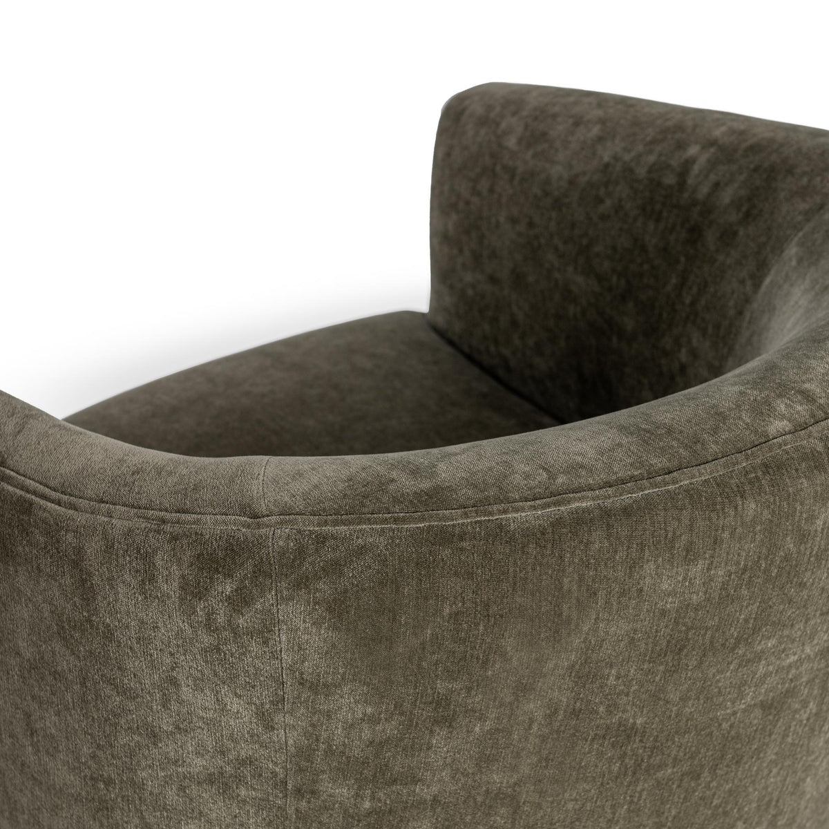 Valencia Olive Moss Swivel Accent Chair