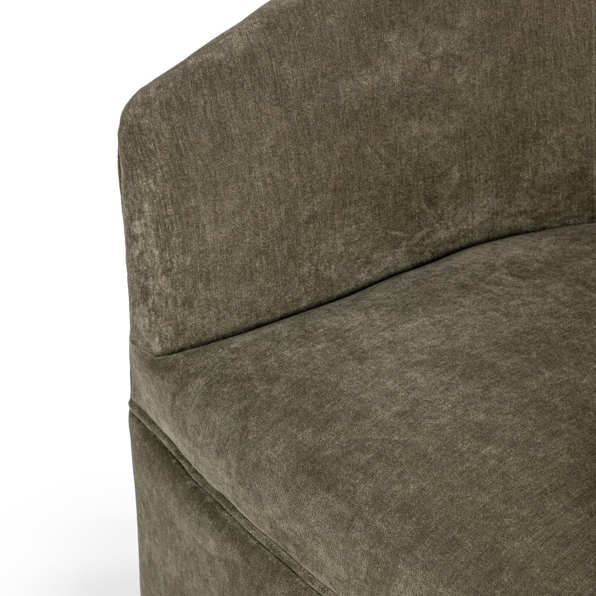 Valencia Olive Moss Swivel Accent Chair