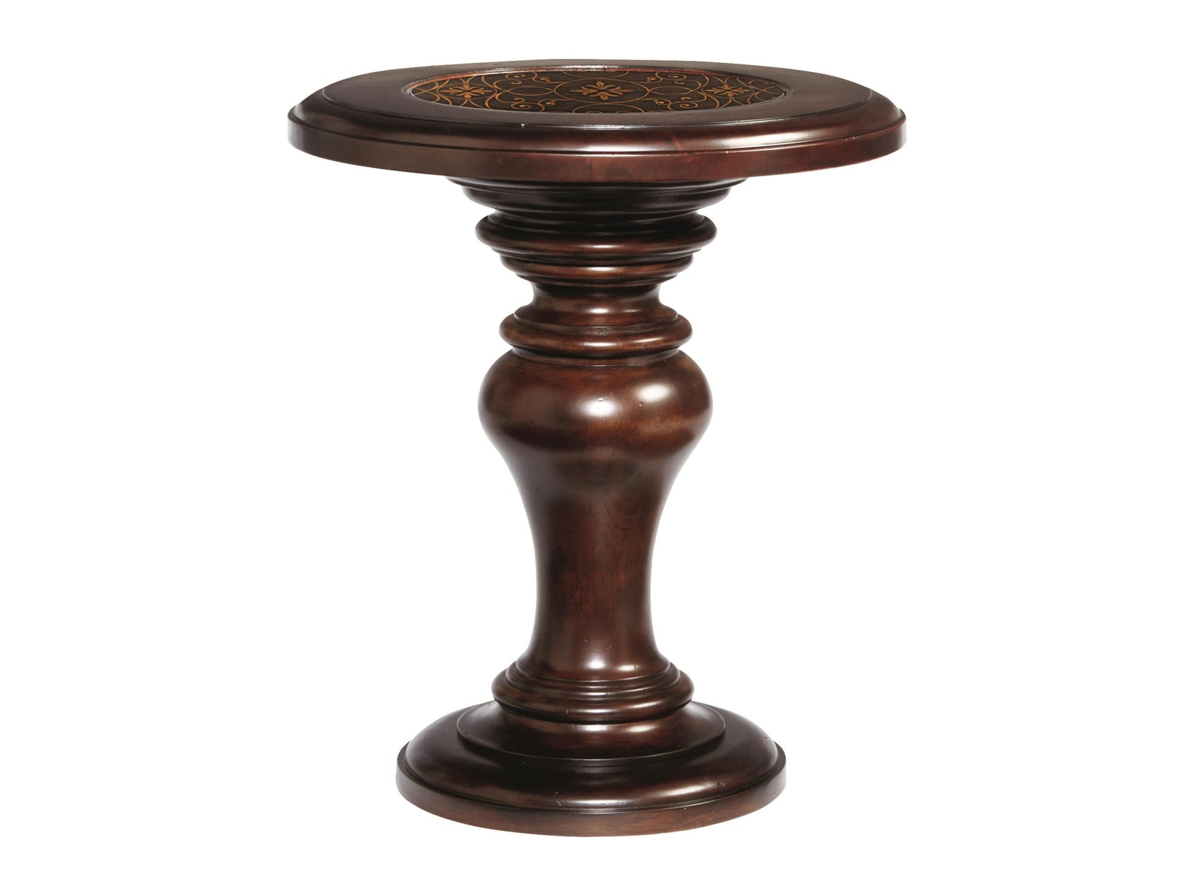 Valencia Raund Cherry Side Table - Ornate Home