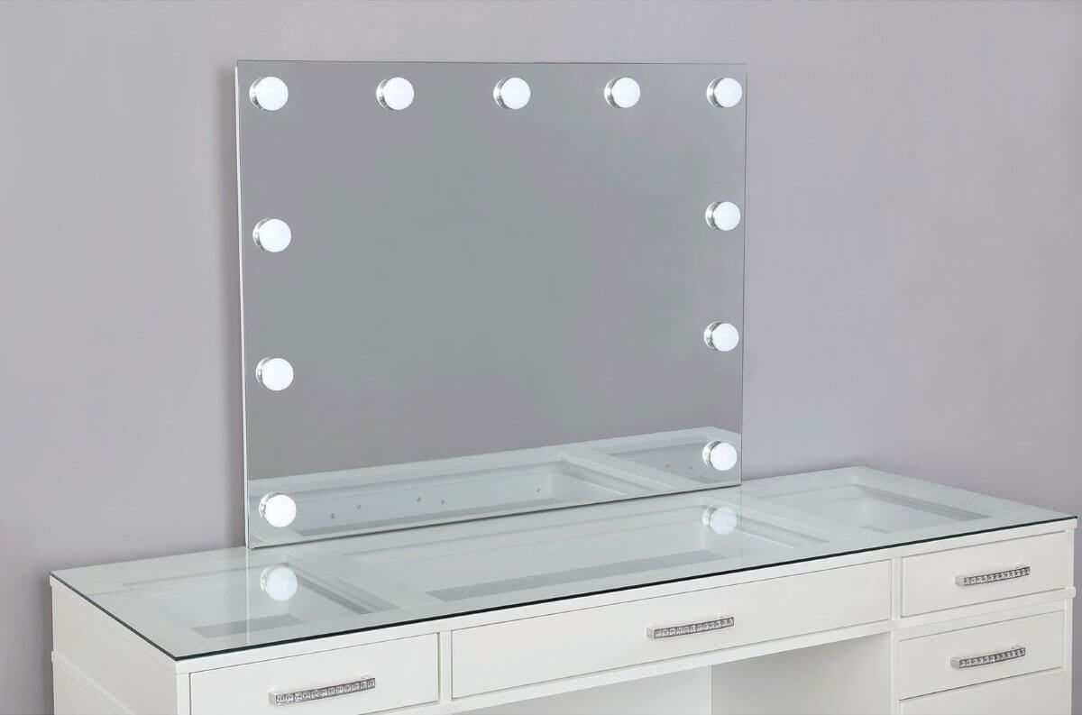 Valentina Luminous White Vanity - Ornate Home