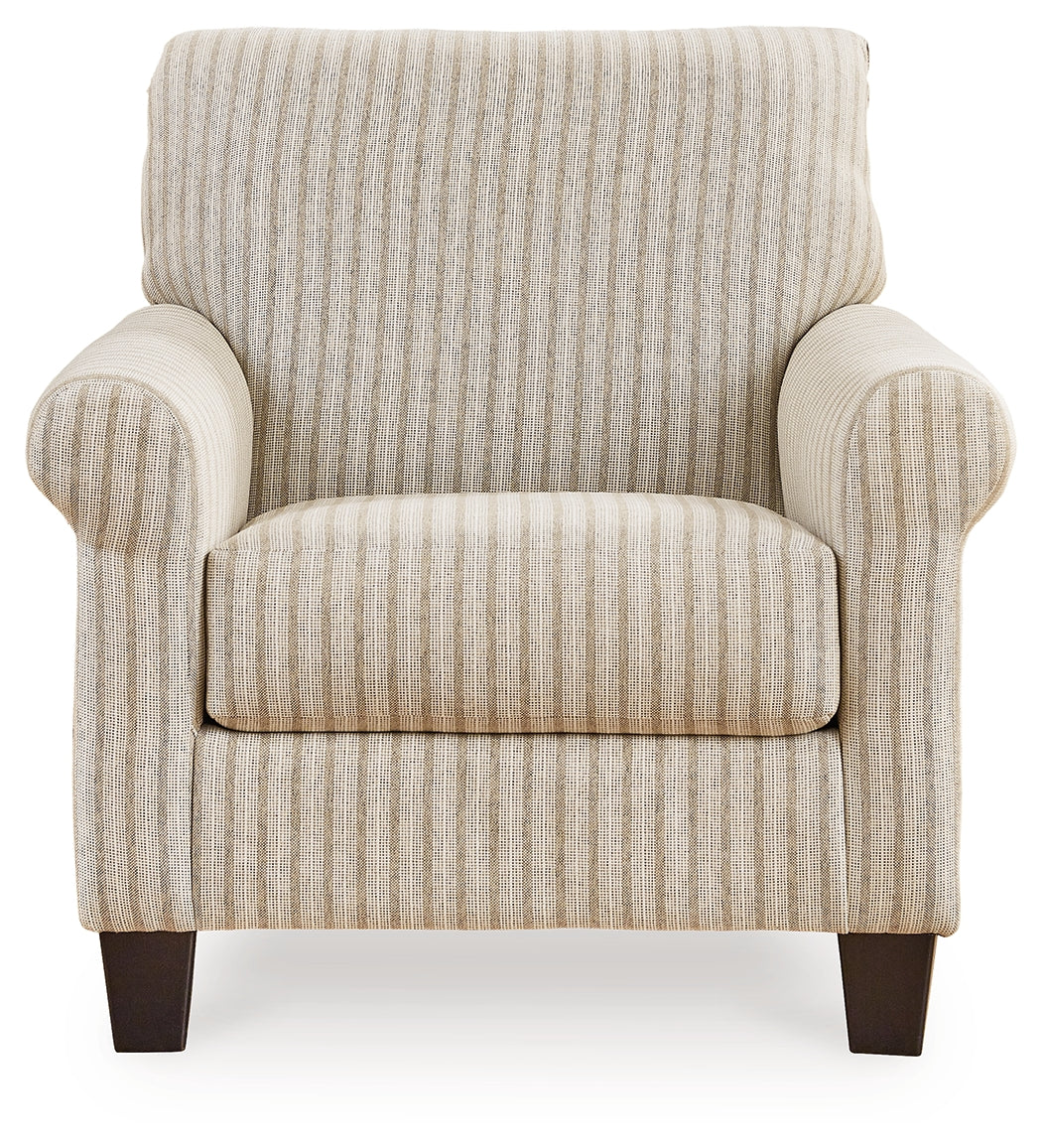 Valerani Sandstone Accent Chair - Ornate Home