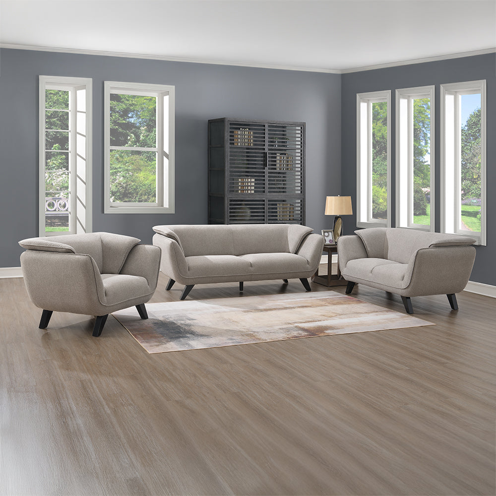 Valin Brown Sofa - Ornate Home