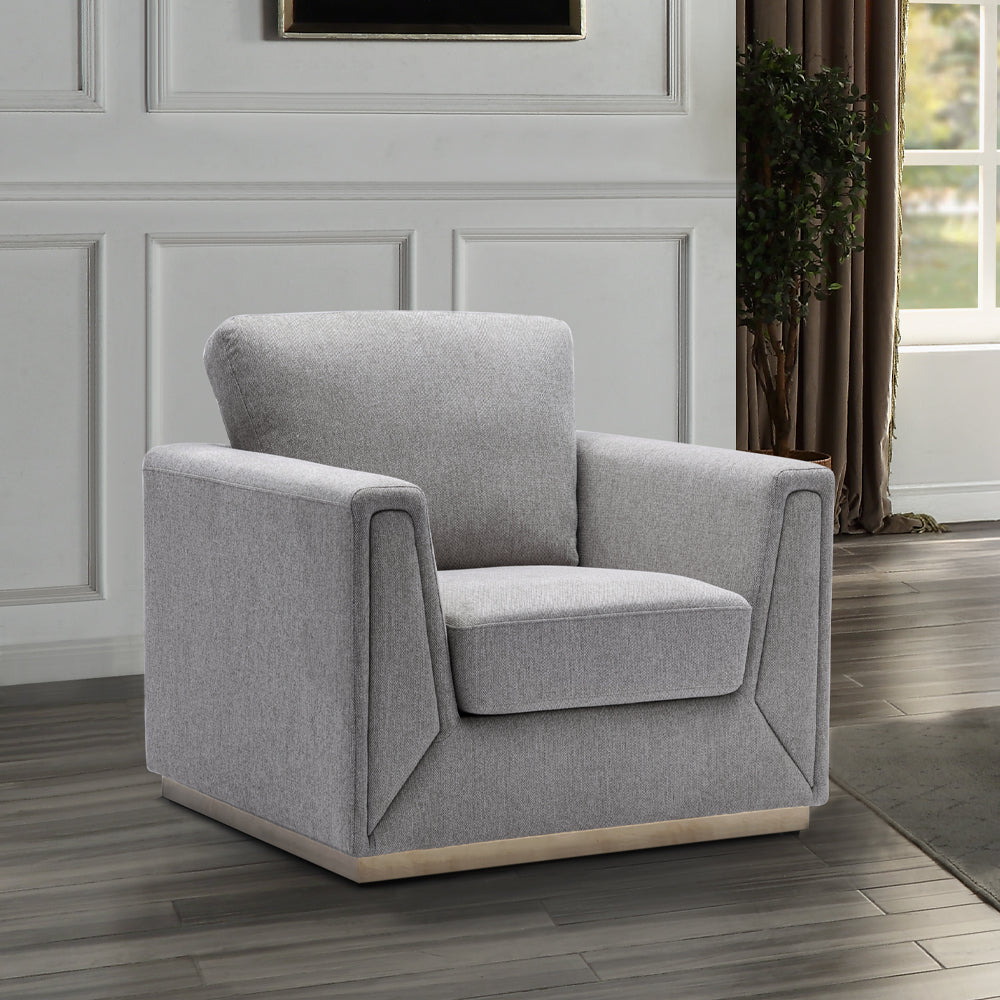 Valin Gray Chair - Ornate Home