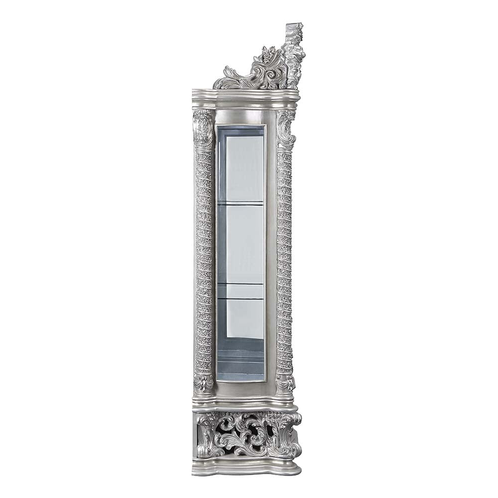 Valkyrie Antique Platinum Curio - Ornate Home