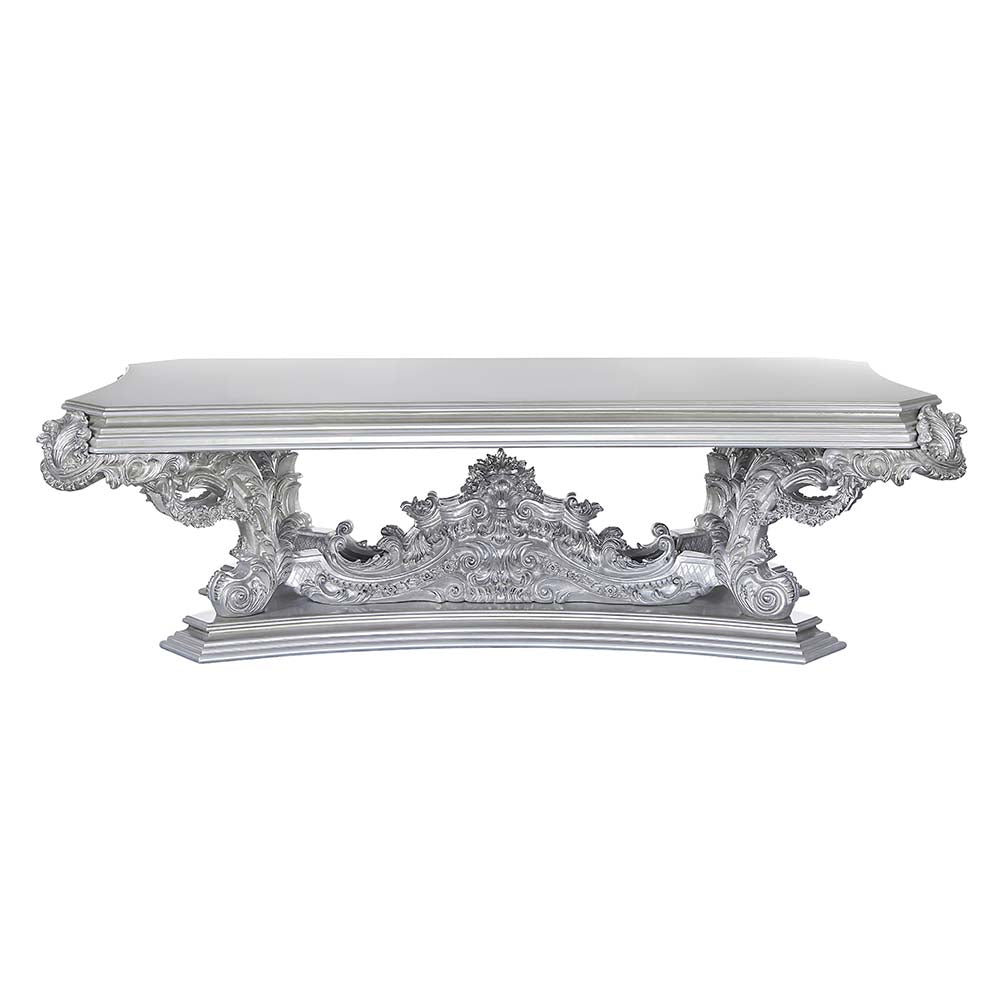 Valkyrie Antique Platinum Dining Table - Ornate Home