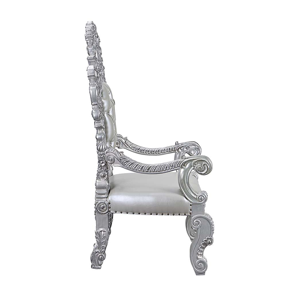 Valkyrie Platinum Arm Chair (Set Of 2) - Ornate Home