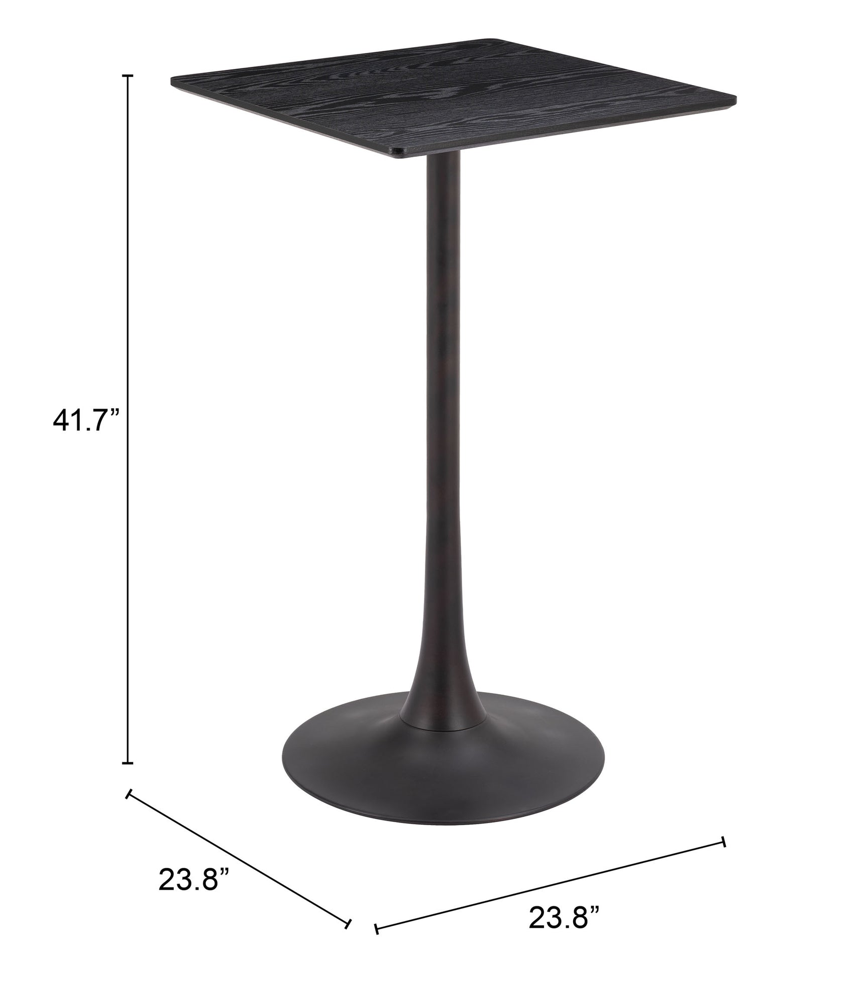Valleta Black Bar Table - Ornate Home