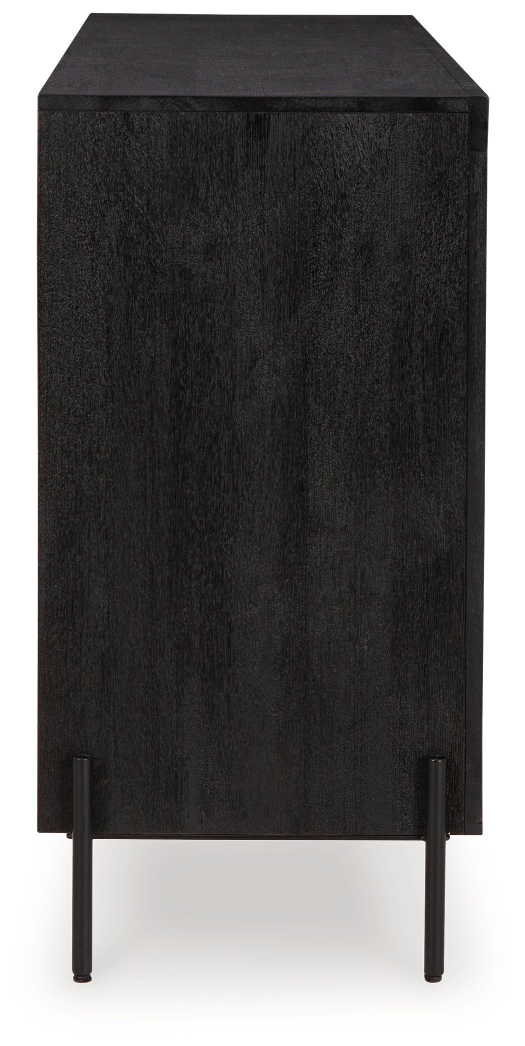 Vallisburg Black/Natural Accent Cabinet (Online Special Price) - Ornate Home