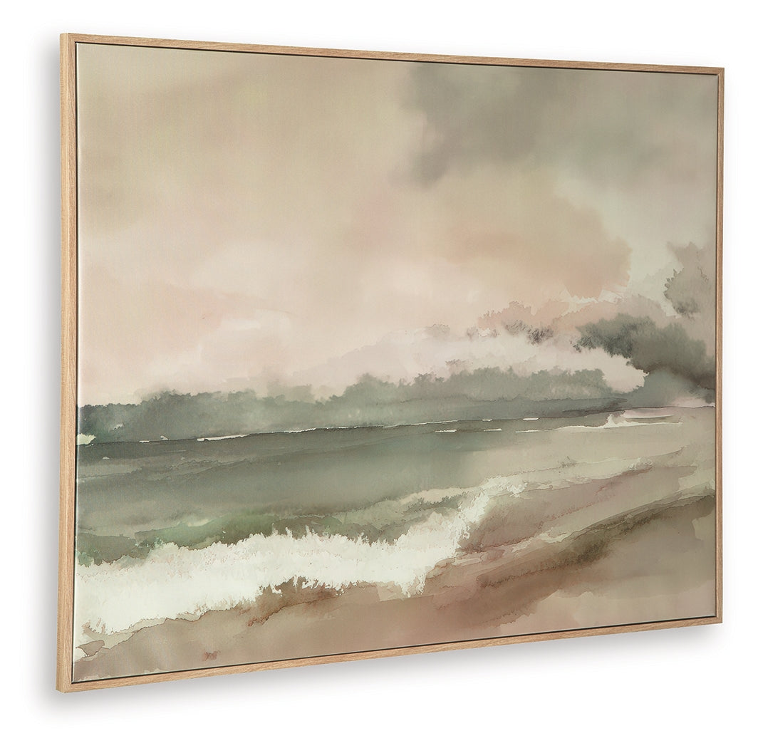 Vallus Blush/Green/Gray Wall Art (Online Special Price) - Ornate Home