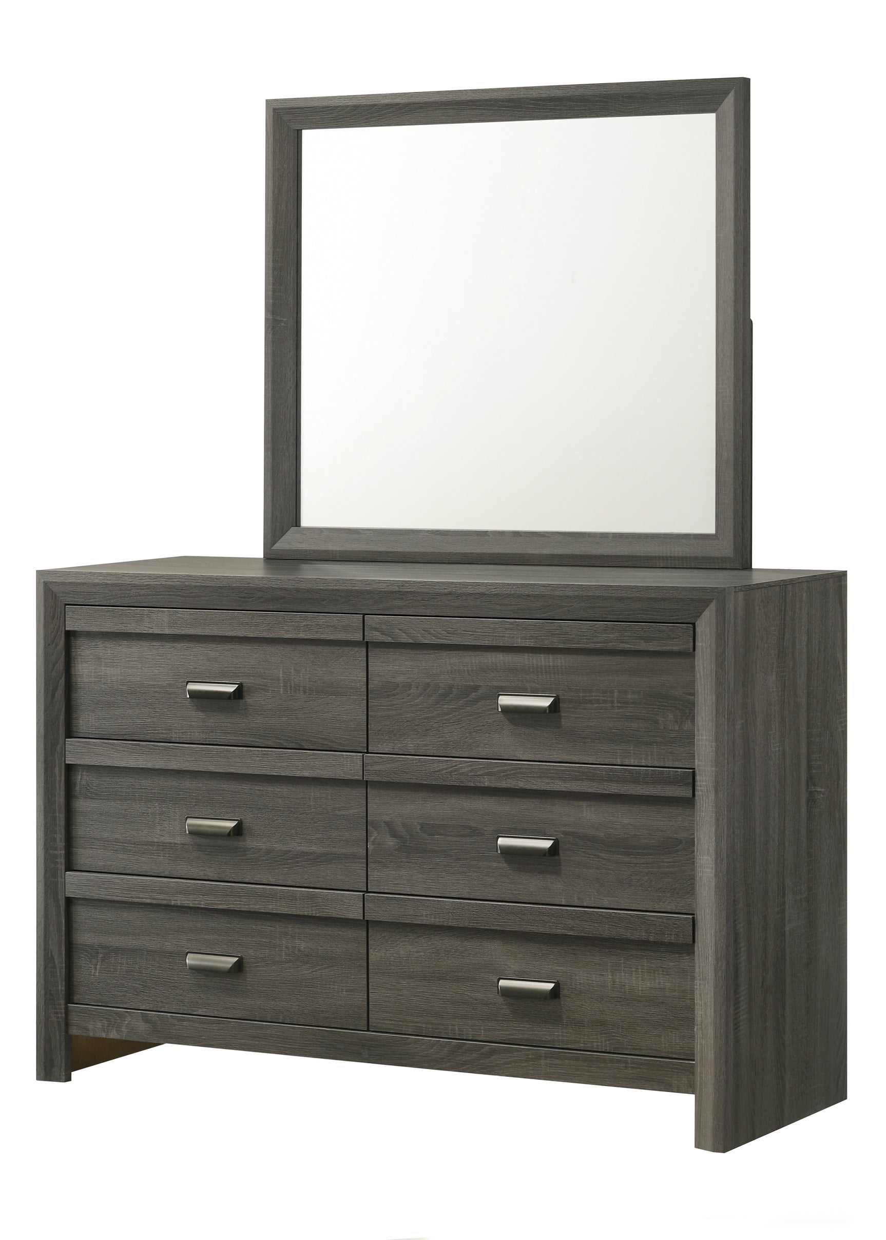Valor Grey Panel Bedroom Set - Ornate Home
