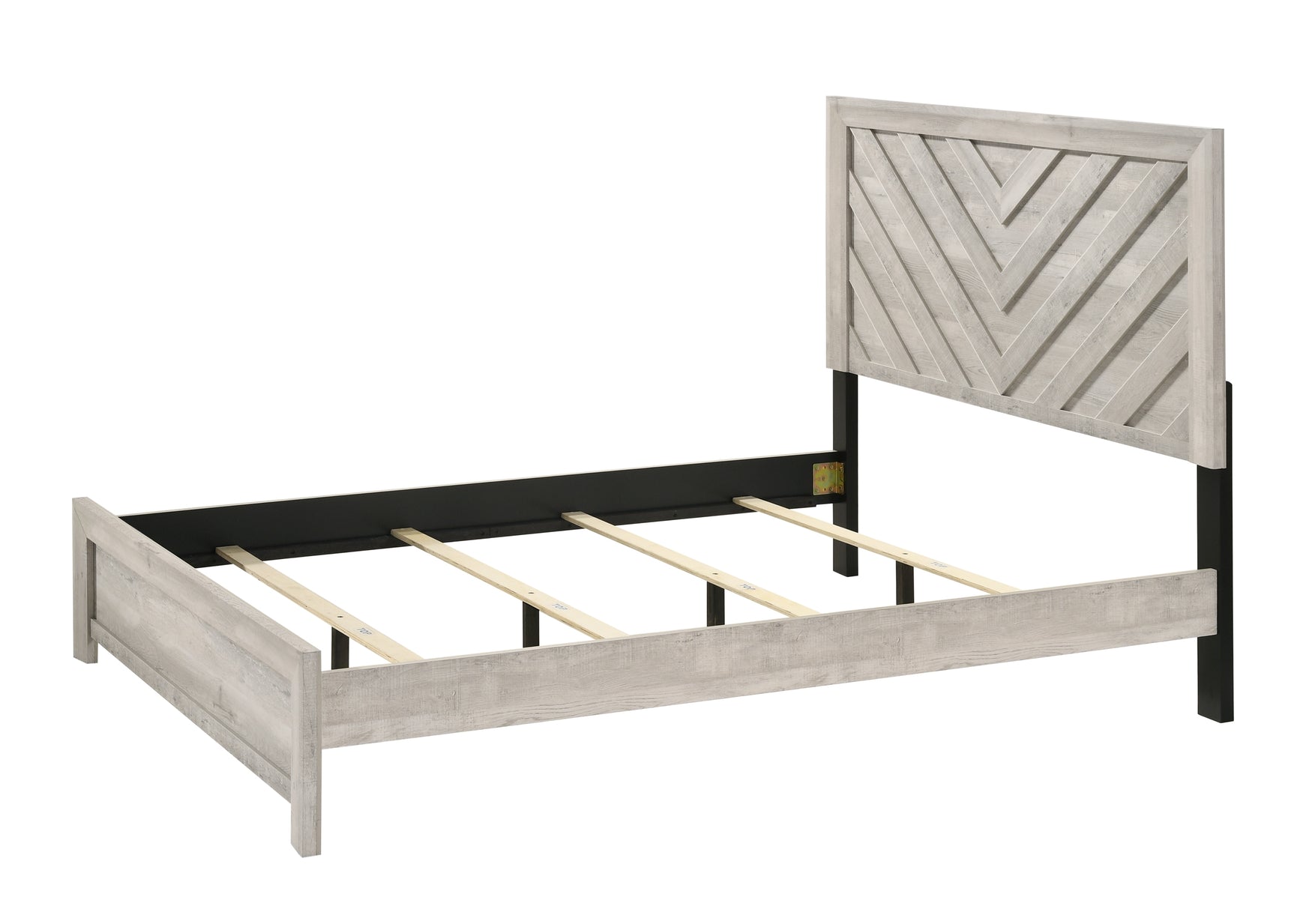 Valor Weathered Wood Full Panel Bed - Ornate Home