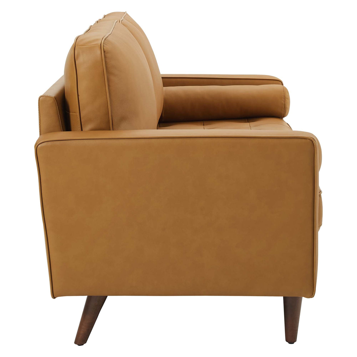 Valour Tan Leather Sofa - Ornate Home